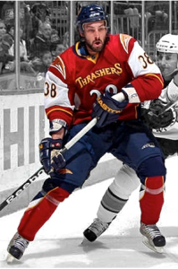 Dr. Lewis hockey shot alternate uniform